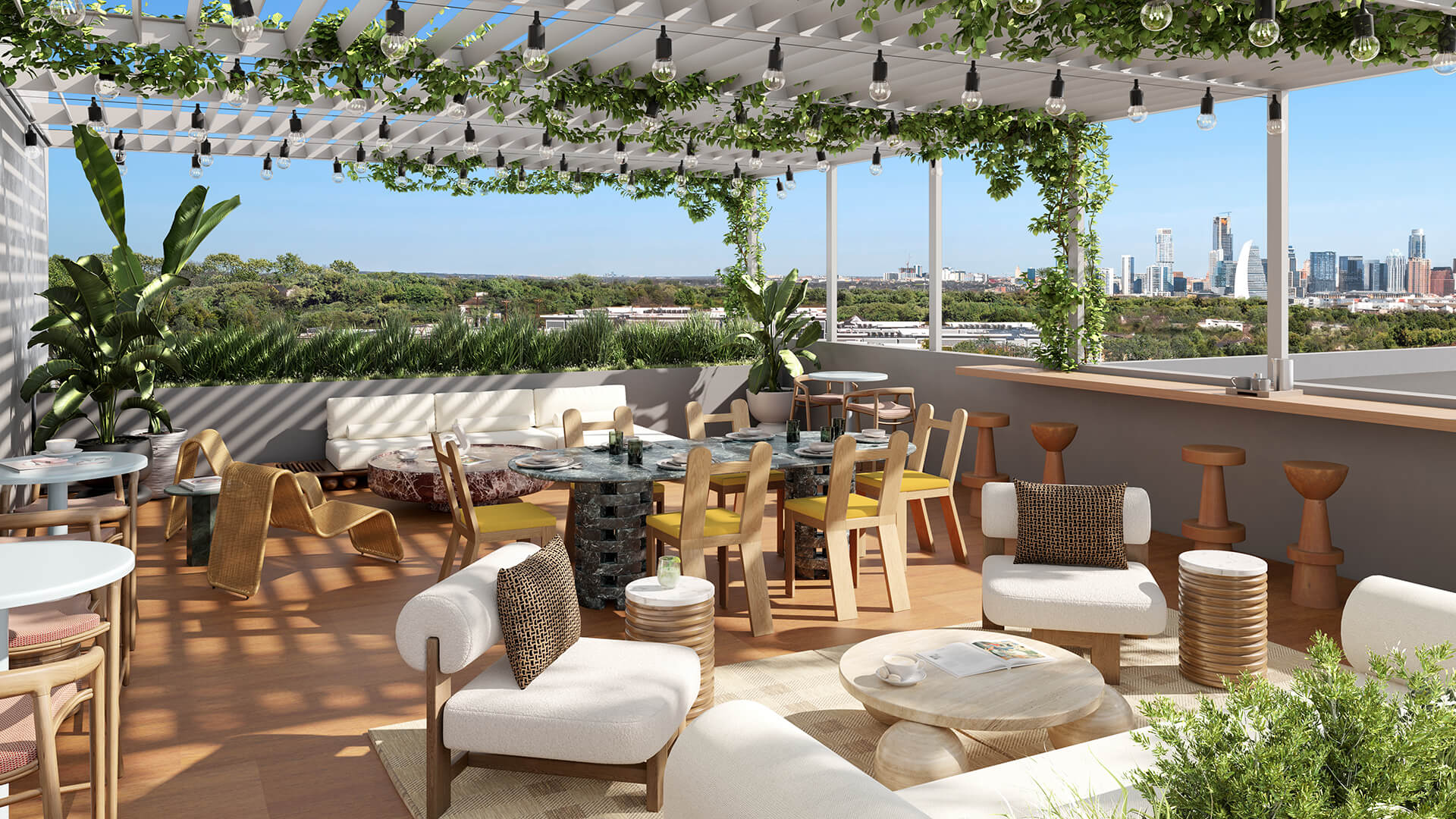 The Code Exterior Rooftop Terrace