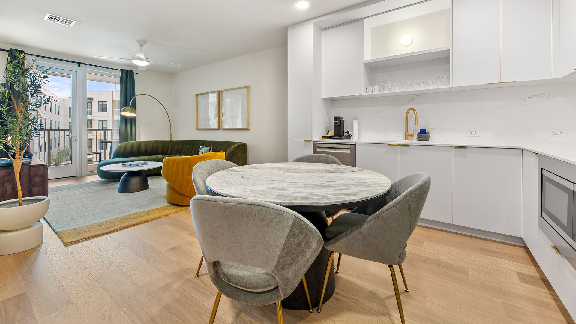 Kitchen & Living Room – Skylark Finish Palette – The Code Austin